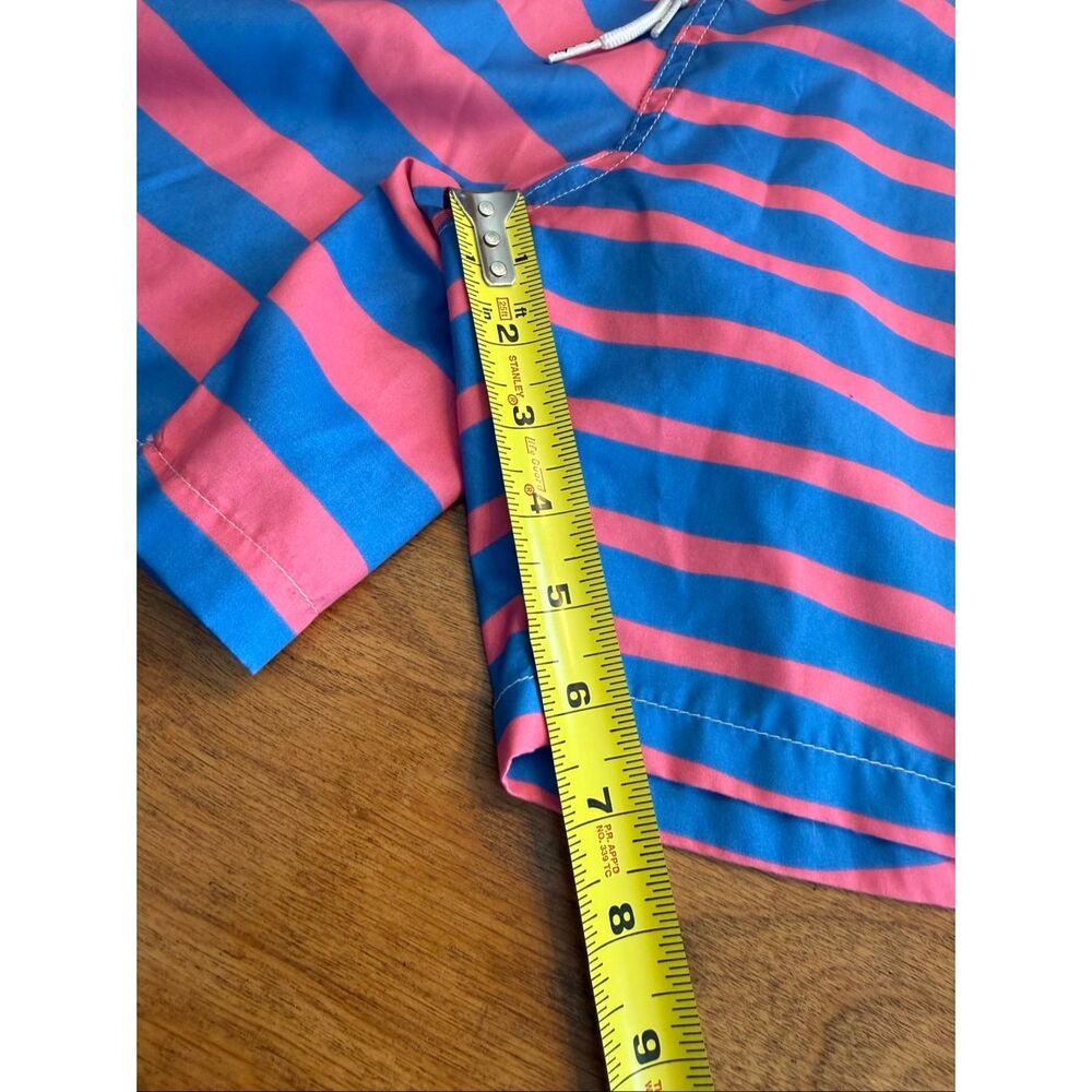 Boardies Apparel Kids' Stripe Colorblock Quick Dry Swim Shorts Pink Blue Medium - Picture 8 of 8